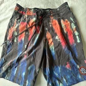 Dark Seas like new Size 28 Tie-Dye boardshorts
